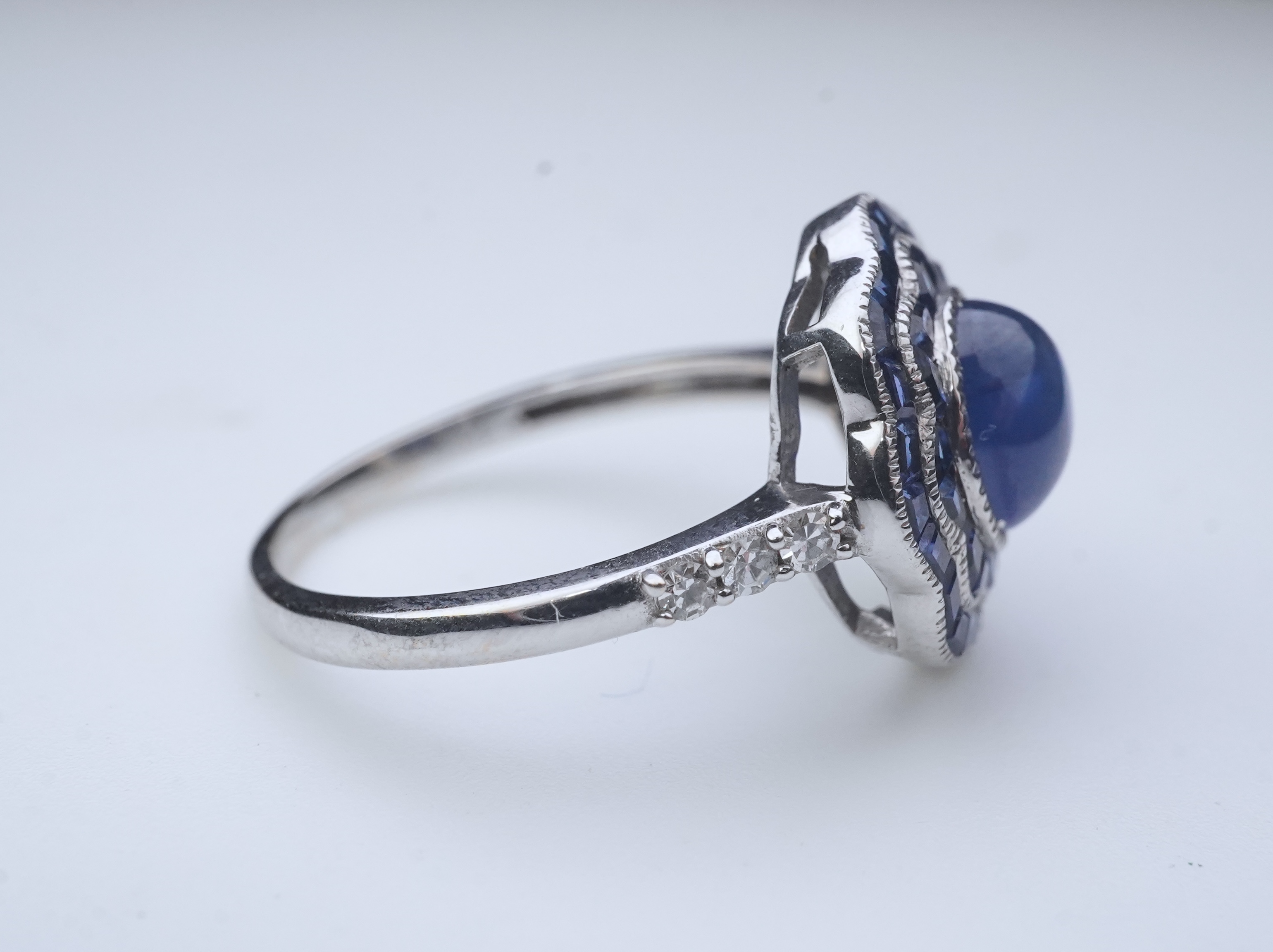 A sapphire ring